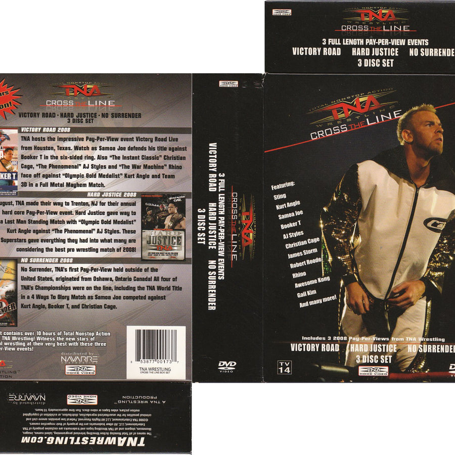 cross the line vol1 triple threat victory road 2008 hard justice 2008 no surrender 2008 DVDs & Videos Pwcatalog