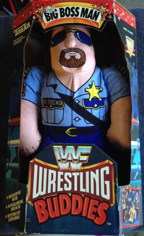 WWF Tonka Wrestling Buddies Big Boss Man 1991 Action & Toy Figures PWcatalog