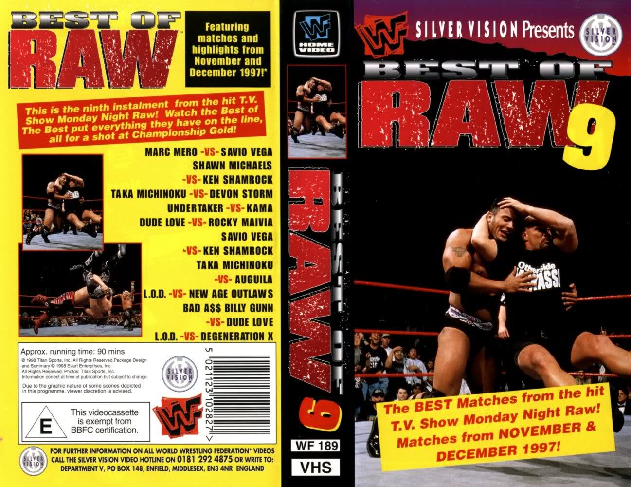 best of raw volume 9 PW Catalog