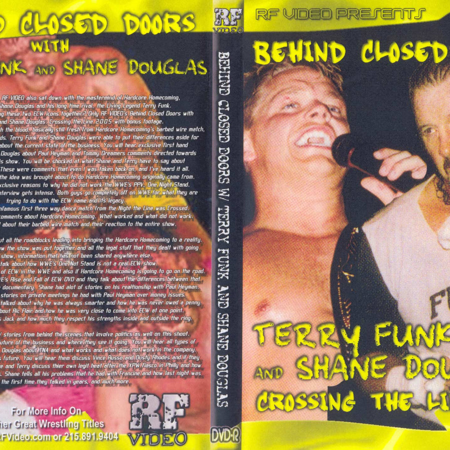 behind closed doors with terry funk and shane douglas DVDs & Videos Pwcatalog