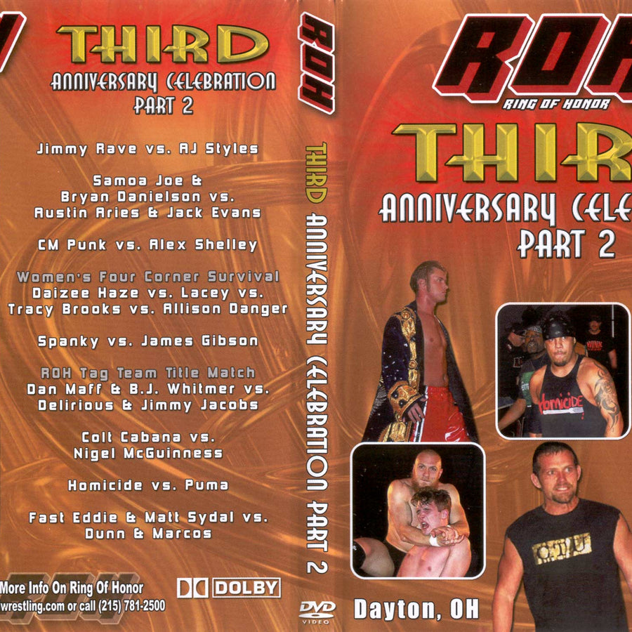 third anniversary celebration part 2 DVDs & Videos Pwcatalog