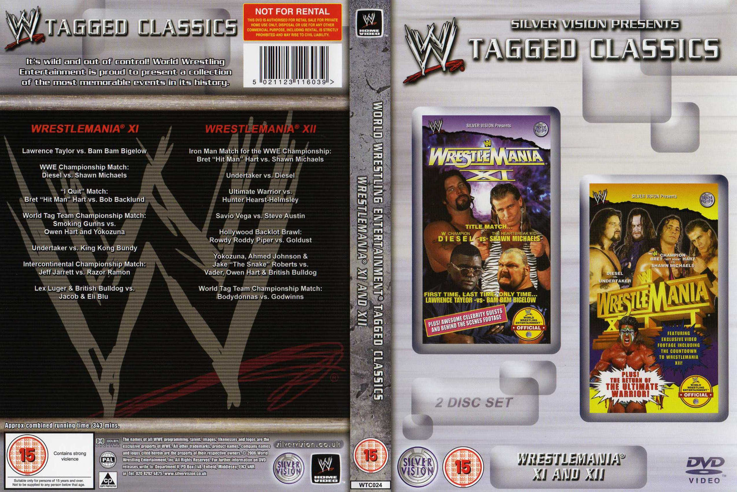 wrestlemania 11 12 DVDs & Videos Silver vision exclusive