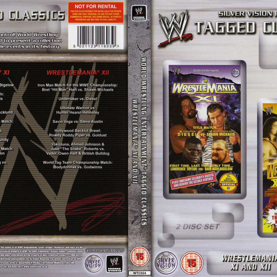 wrestlemania 11 12 DVDs & Videos Silver vision exclusive