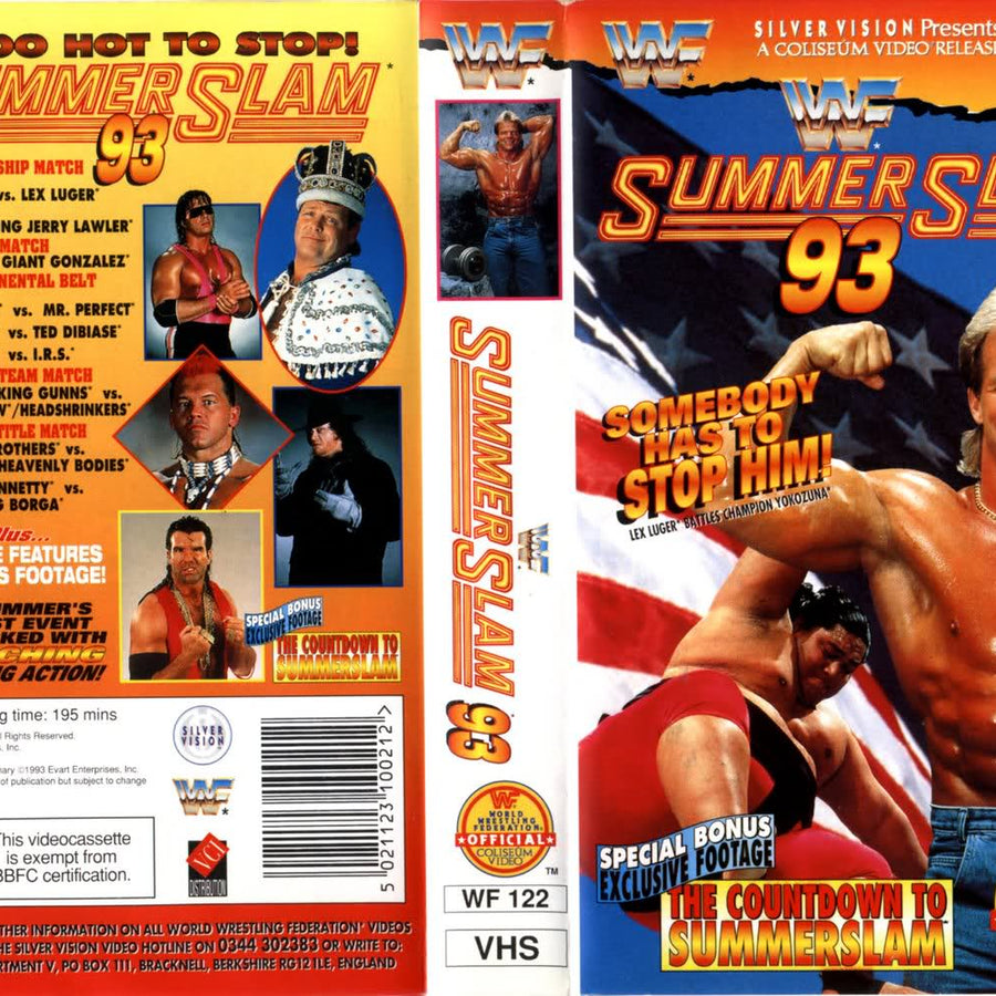 summerslam 1993 PW Catalog