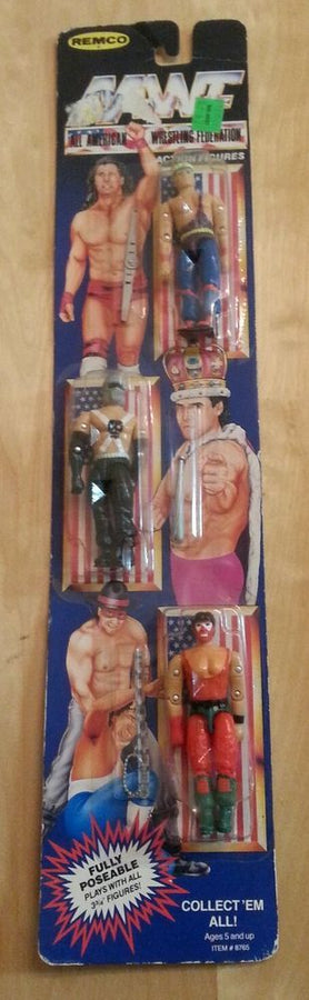 Remco All-American Wrestling Federation Pretty Boy Floyd, The Ringside Reaper & Unknown Warrior Action & Toy Figures PWcatalog