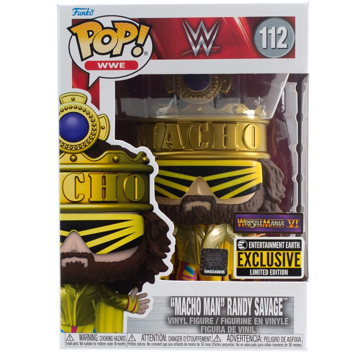 WWE Funko POP! Vinyls 112 "Macho Man" Randy Savage [Exclusive]