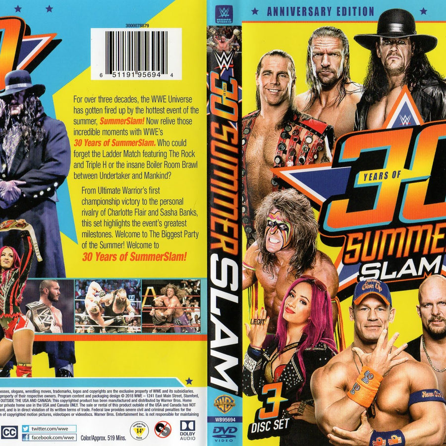 30 years of summerslam DVDs & Videos Pwcatalog