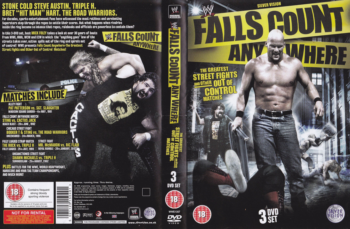 falls count anywhere the greatest street fights and other out of control matches DVDs & Videos Pwcatalog