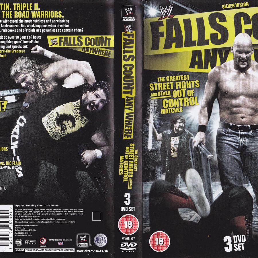 falls count anywhere the greatest street fights and other out of control matches DVDs & Videos Pwcatalog