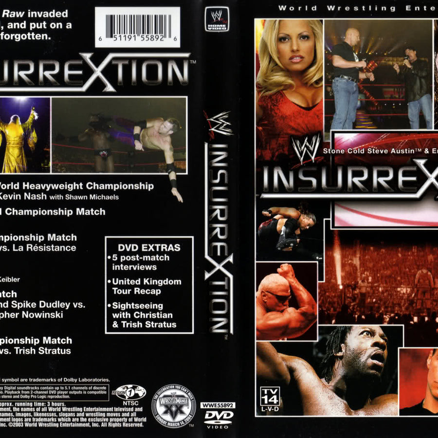 insurrextion 2003 DVDs & Videos Pwcatalog