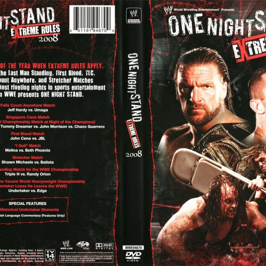 one night stand extreme rules 2008 DVDs & Videos Pwcatalog