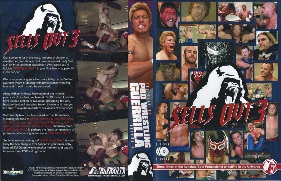 pwg sells out iii - the best of pwg volume 3 DVDs & Videos Pwcatalog