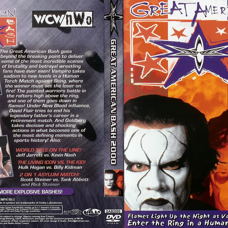 the great american bash 2000 DVDs & Videos Pwcatalog