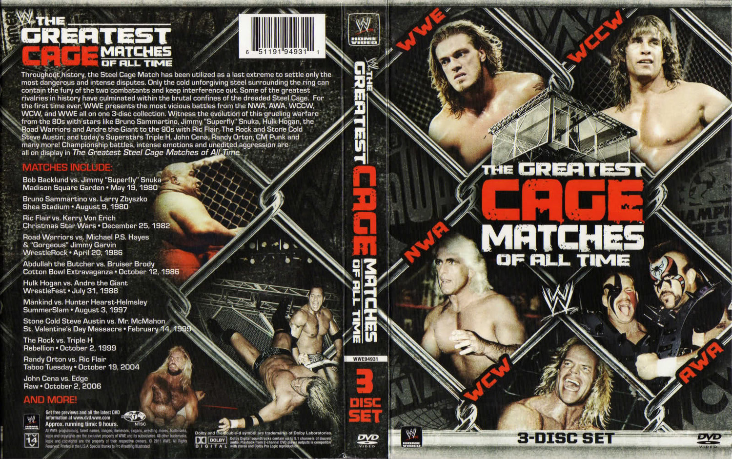 the greatest cage matches of all time DVDs & Videos Pwcatalog