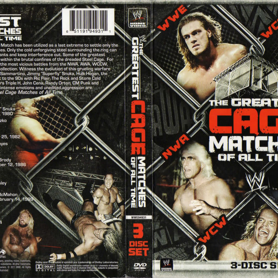 the greatest cage matches of all time DVDs & Videos Pwcatalog