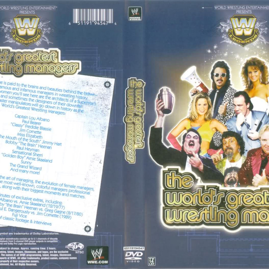the worlds greatest wrestling managers DVDs & Videos Pwcatalog
