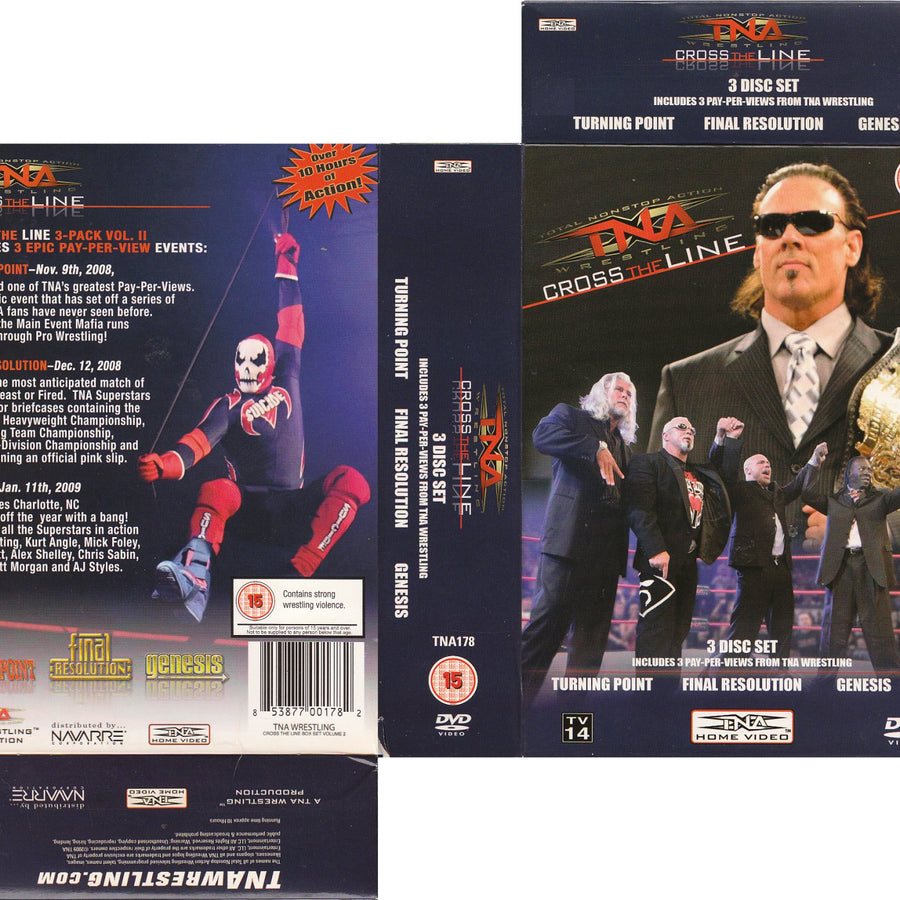 cross the line vol2 triple threat turning point 2008 final resolution 2008 genesis 2009 DVDs & Videos Pwcatalog
