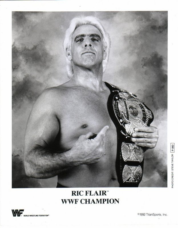 1992 WWF CHAMPION Ric Flair P060 (RARE) b/w 