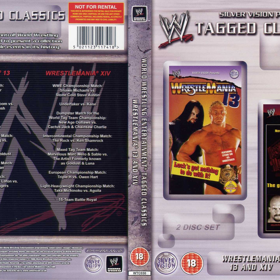 wrestlemania 13 14 DVDs & Videos Silver vision exclusive