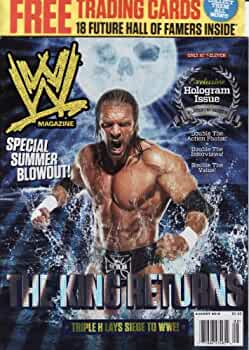 WWE Magazine August 2010 7-eleven Exclusive hologram issue Magazine PWcatalog