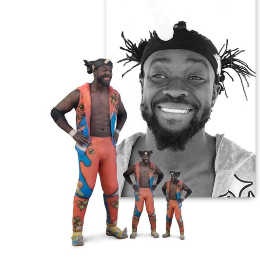 WWE Staramba 3D Printed Statues Kofi Kingston