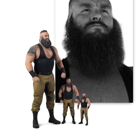 WWE Staramba 3D Printed Statues Braun Strowman
