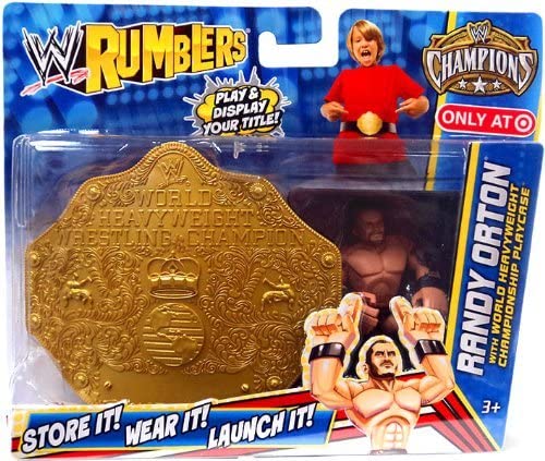 WWE Mattel Rumblers 2 Randy Orton [With World Heavyweight Championship Playcase, Exclusive] Action & Toy Figures PWcatalog