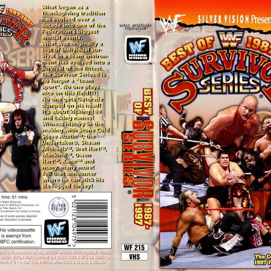 best of survivor series 1987-1997 PW Catalog