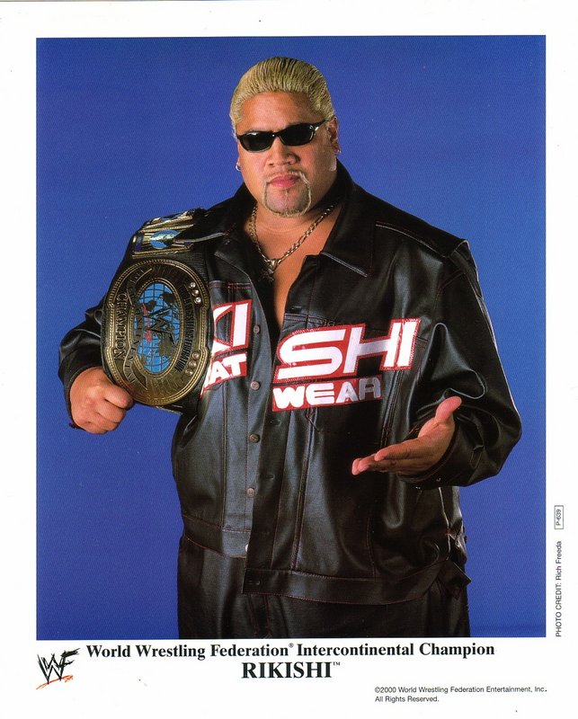 2000 WWF IC CHAMPION Rikishi P639 (RARE) color PW Catalog