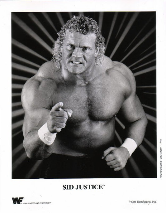 1991 Sid Justice P63 b/w