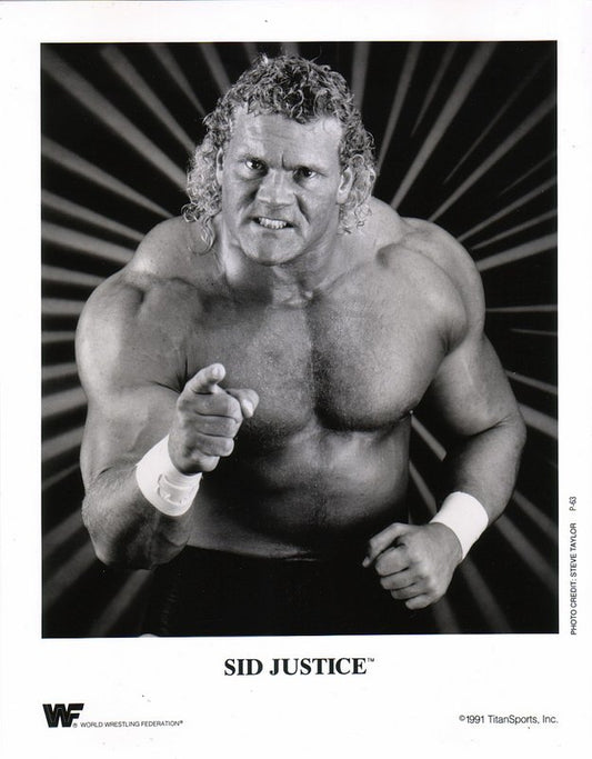 1991 Sid Justice P63 b/w 