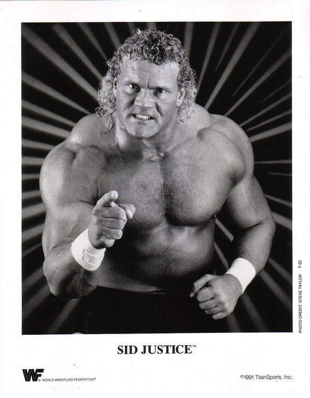 1991 Sid Justice P63 b/w
