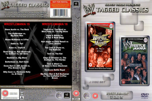 wrestlemania 15 16 DVDs & Videos Silver vision exclusive