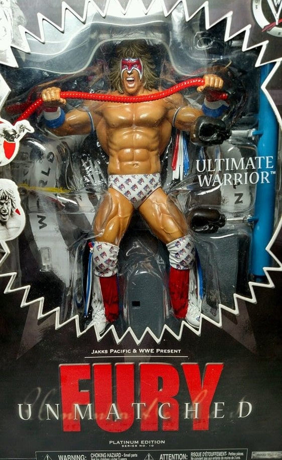 WWE Jakks Pacific Unmatched Fury Ultimate Warrior [Exclusive] Action & Toy Figures PWcatalog