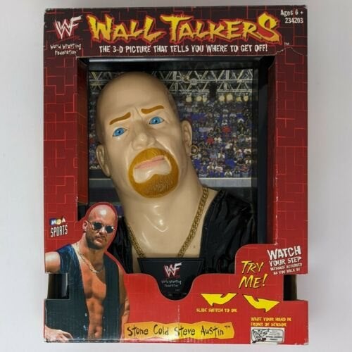 WWF Steve Austin wall talkers 3d picture MGA Entertainmen PWcatalog