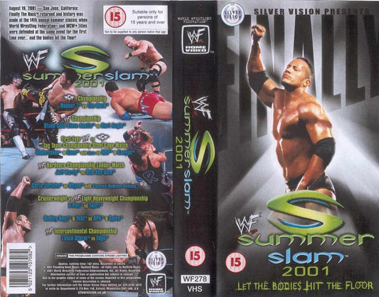 summerslam 2001 PW Catalog
