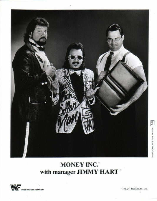 1992 Money Inc. w/Jimmy Hart P66 b/w