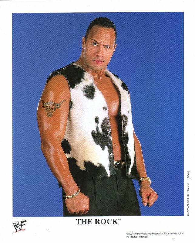 2001 The Rock P686 color PW Catalog