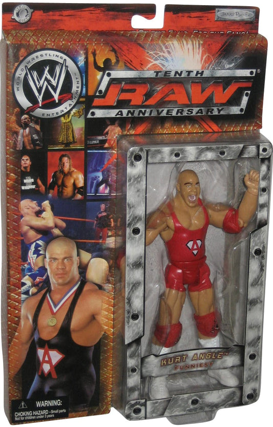 WWE Jakks Pacific Tenth Raw Anniversary Kurt Angle