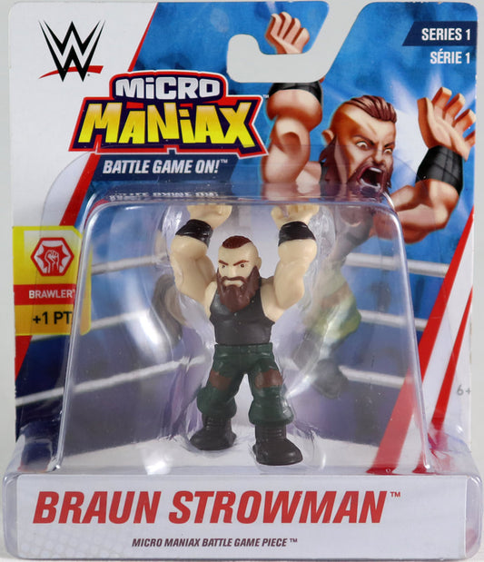 WWE Wicked Cool Toys Micro Maniax 1 Braun Strowman Micro Maniax Battle Game Piece