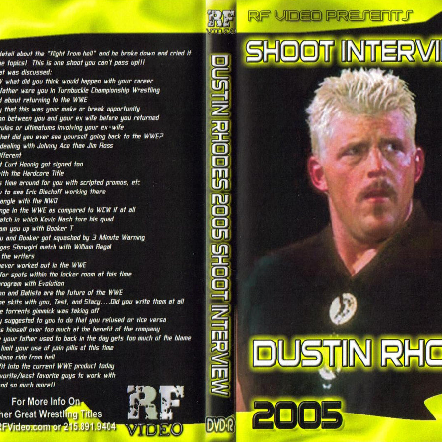dustin rhodes 2005 shoot interview DVDs & Videos Pwcatalog