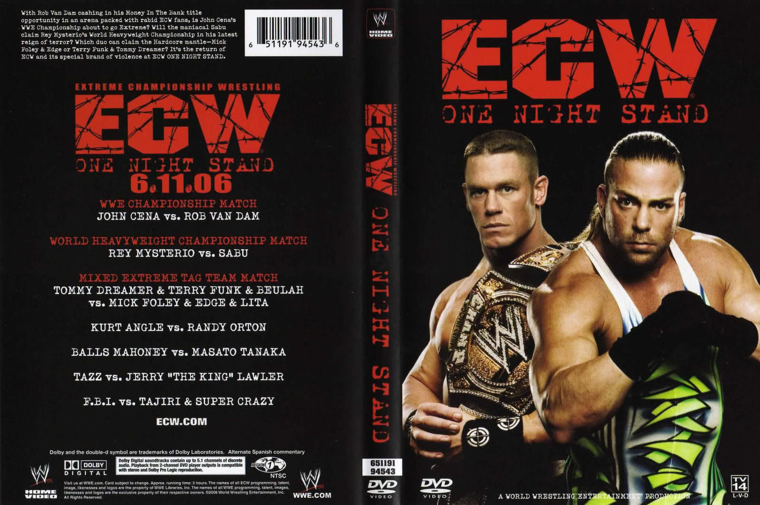 ecw one night stand 2006 DVDs & Videos Pwcatalog