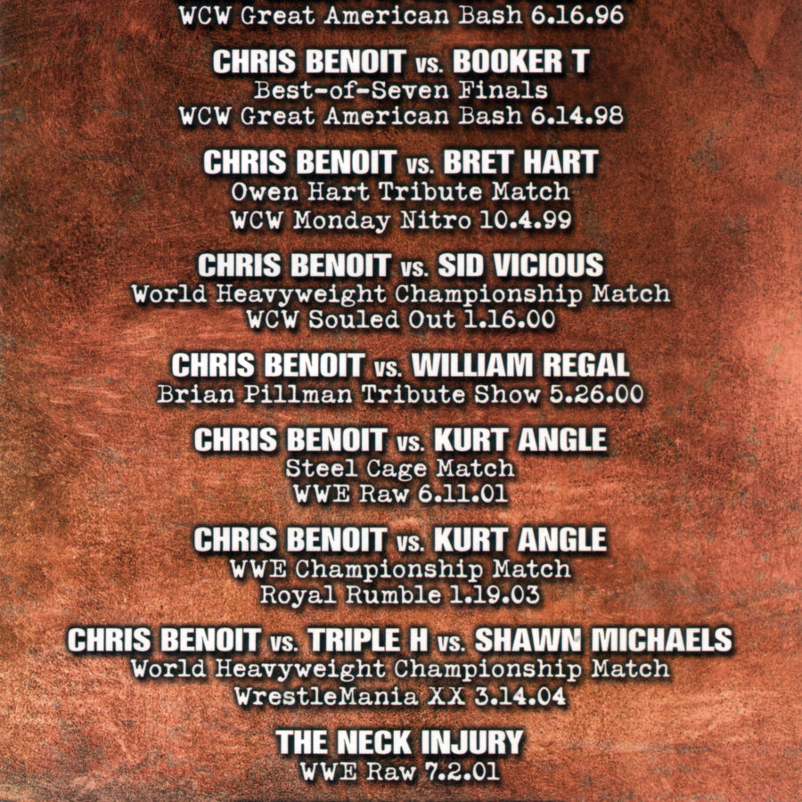 hard knocks the chris benoit story interieur 2 DVDs & Videos Pwcatalog