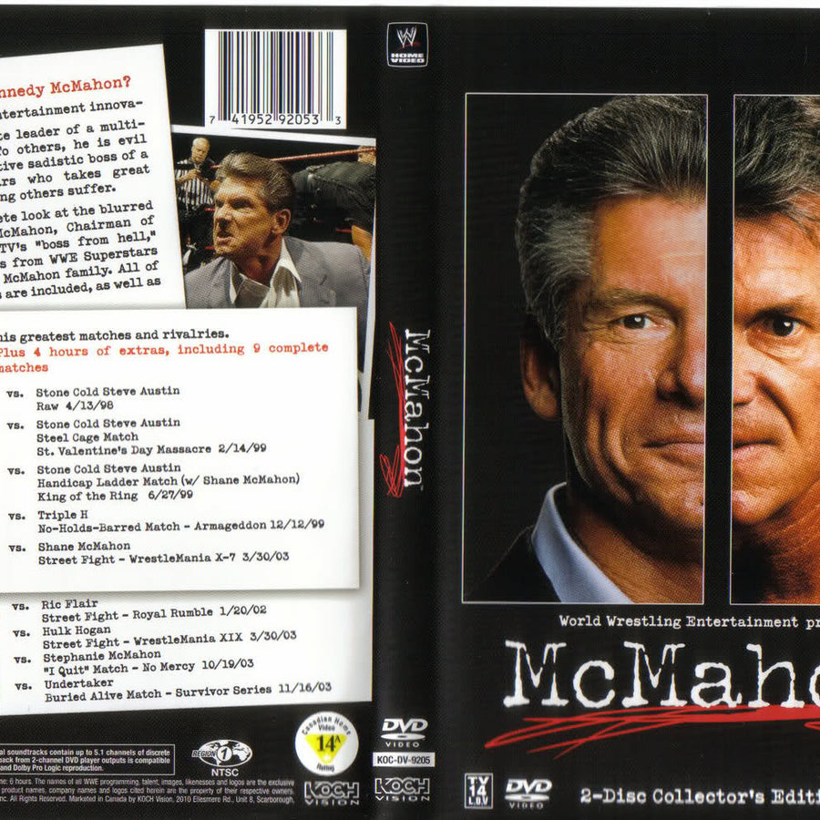 mcmahon DVDs & Videos Pwcatalog