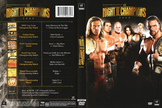 night of champions 2008 DVDs & Videos Pwcatalog