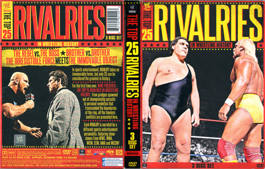 the top 25 wwe rivalries in wrestling history DVDs & Videos Pwcatalog