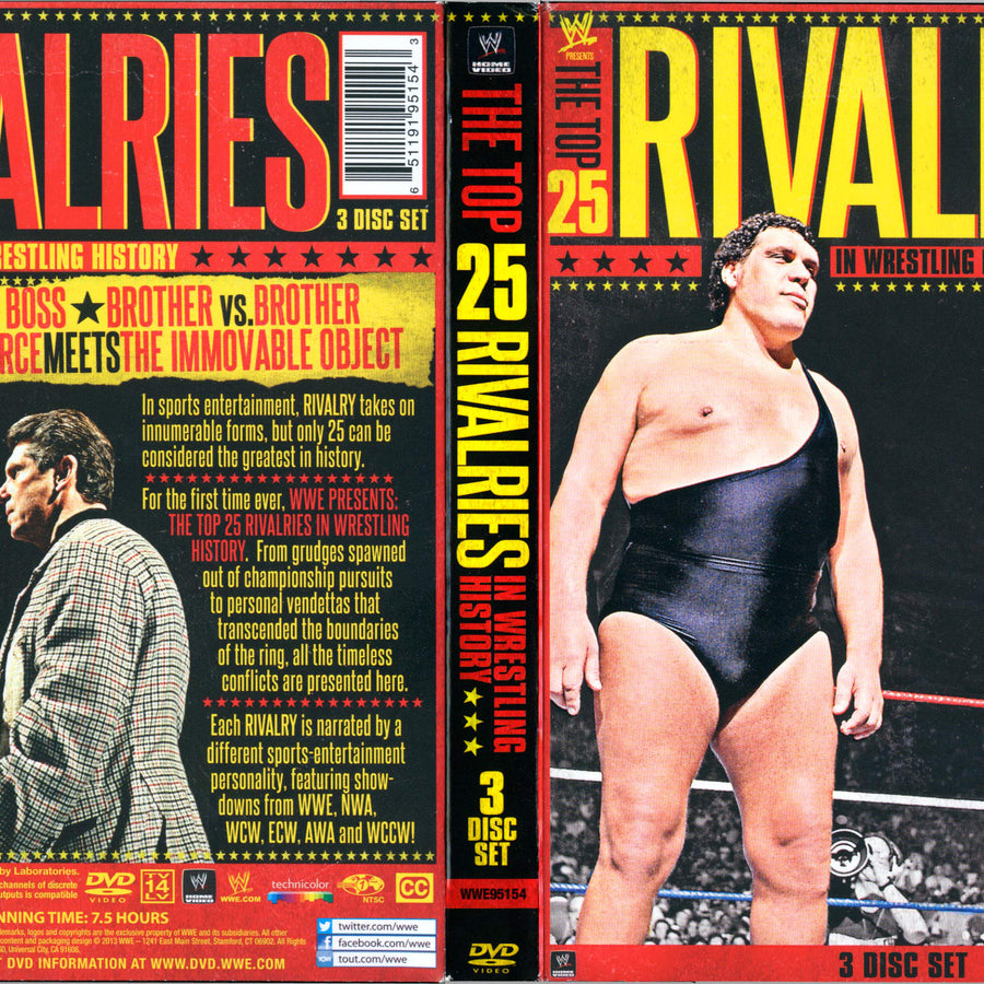 the top 25 wwe rivalries in wrestling history DVDs & Videos Pwcatalog