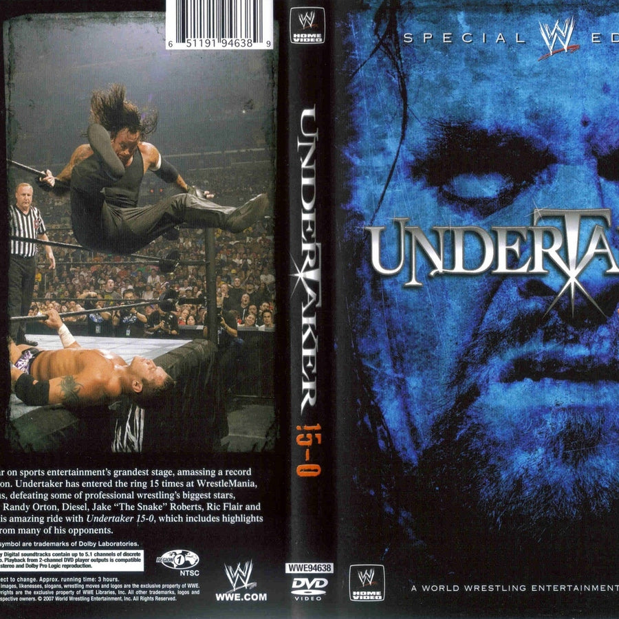 undertaker 15 0 DVDs & Videos Pwcatalog