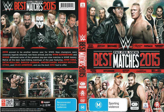 wwe best pay per view matches 2015 DVDs & Videos Pwcatalog