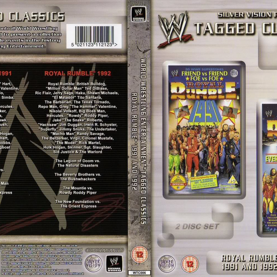 royal rumble 1991 1992 DVDs & Videos Silver vision exclusive
